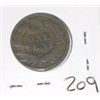 Image 2 : 1908 INDIAN HEAD PENNY RED BOOK VALUE IS $6.00+ *RARE KEY DATE FINE GRADE*!! PENNY CAME OUT OF SAFE!