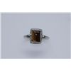 Image 1 : 11.65 CTW TIGER EYE RING .925 STERLING SILVER