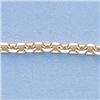 Image 2 : Genuine 16" 14k  Gold-Yellow  2.3mm D/C  Boston Chain