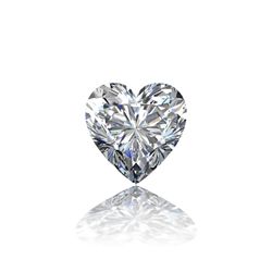 EGL CERT. HEART DIAMOND 1.09 CTW D/SI1