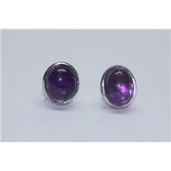 22.95 CTW BLACK ONEX EARINGS .925 STERLING SILVER