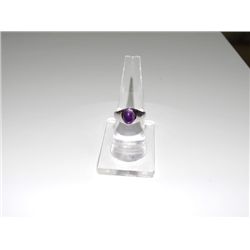 24.00 CTW AMETHYST RING .925 STERLING SILVER