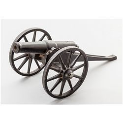 Large Black All-Steel 1/4 Scale Cannon