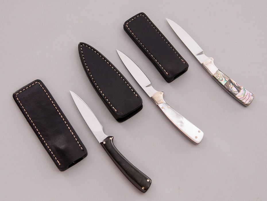 Lot Of 3 Norm Levine Knives