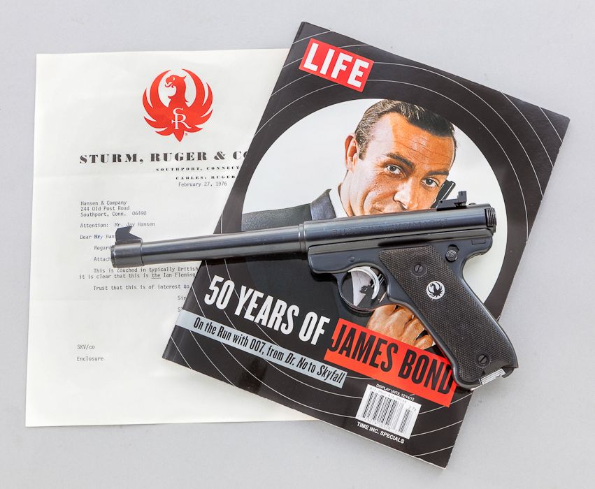 James Bond Creator Ian Fleming's Ruger MKI Pistol