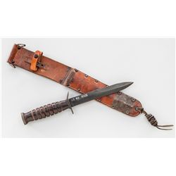Blade marked ''U.S. M3 Kinfolks Inc.'' Trench Knife