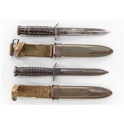 Lot of 2 U.S. M3 Trench Knives