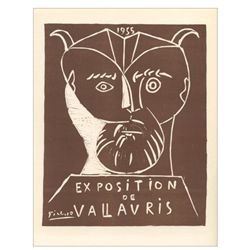 Pablo Picasso lithograph poster | Exposition Vallavris