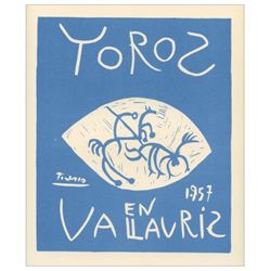 Pablo Picasso lithograph poster, 1959