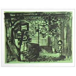 John Piper original lithograph "Niton, Isle of Wight"