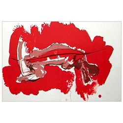 Paul Rebeyrolle original lithograph, 1970