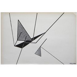 Regina original lithograph | Arte Concreta, Groupe Espace