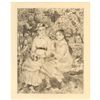 Image 1 : Pierre-Auguste Renoir etching "Portrait"