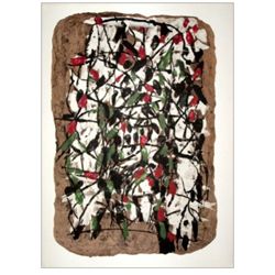 Jean-Paul Riopelle original lithograph, 1966