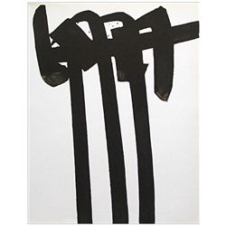 Pierre Soulages original lithograph