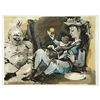Image 1 : Pablo Picasso lithograph (Woman, Clown and Monkey)