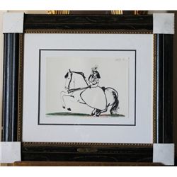 PICASSO ORIGINAL LITHOGRAPH 1961- TORO Y TOREROS