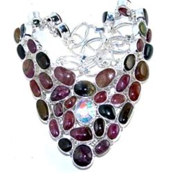 Tourmaline & Mystic Topaz Necklace