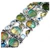 Image 1 : Labradorite, Citrine and Rainbow Moonstone Bracelet