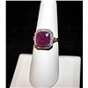 Image 2 : 10K GOLD DIAMOND AND RUBY RING