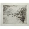 Image 1 : Felix Bracquemond "Vue Du Pont des Saints-Peres" Original Etching