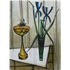 Image 1 : Buffet Original Lithograph "Nature Morte Aux Iris"