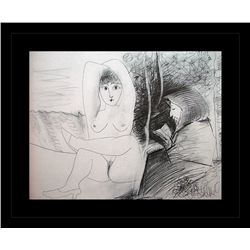 Pablo Picasso Erotic Sketch Lithograph