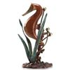Image 1 : SINGLE SEAHORSE BRONZE SCULPTURE