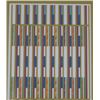 Image 3 : AGAM HAND SIGNED "BLUE VERTICAL ORCHESTRATION" GOLD EDITION