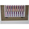 Image 4 : AGAM HAND SIGNED "BLUE VERTICAL ORCHESTRATION" GOLD EDITION