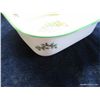 Image 4 : Square Rimmed 10" Deep Dish  Casserole  M/S NIB