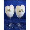 Image 5 : 13 oz. Wine Glasses w/ Gold Rim (Set of 2)