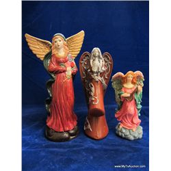 3 Angel Figurines