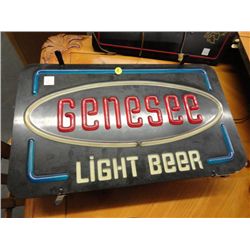 Genesee Light Sign - Not Neon