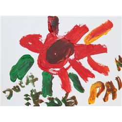 Nam June Paik, Flower, Painting