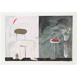 Daniel Marshall, The Duck Pond Hotel IV, Lithograph