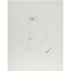 Man Ray, Untitled (Eye), Etching