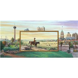 Lee Casbeer, San Antonio - The Early Dream, Oil Painting
