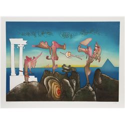 Roberto Matta, 5PM from L'Arc Obscur des Heures, Aquatint Etching