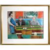 Image 1 : David Azuz, Pool Hall, Oil Painting