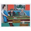 Image 1 : David Azuz, Pool Hall, Lithograph