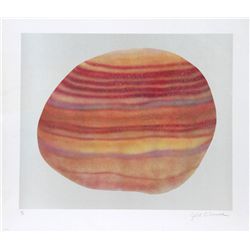 Jill O'Connell, Striated Shell, Lithograph