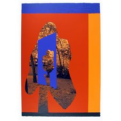 Menashe Kadishman, Untitled - Tree Overlay, Serigraph
