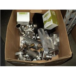 Box: Assorted Vacuum Fittings