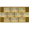 Image 1 : 10 PRE-WWI GERMAN 20 MARK BANKNOTES 1908-1914