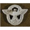 Image 2 : NAZI POLICE VISOR CAP INSIGNIA-ORIGINAL