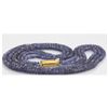 Image 1 : Natural 230.46ctw Tanzanite Graduated 3 Rows Necklace