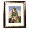 Indian Beauty  1 Art Craft Gemstone Painting Dim 12x10"