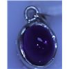 Image 1 : 9.25 CTW AMETHYST PENDANT .925 STERLING SILVER