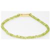 Image 1 : Natural Peridot Bracelet with clasp